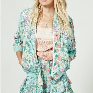 Spell & the Gypsy Sayulita Bomber Jacket Size M